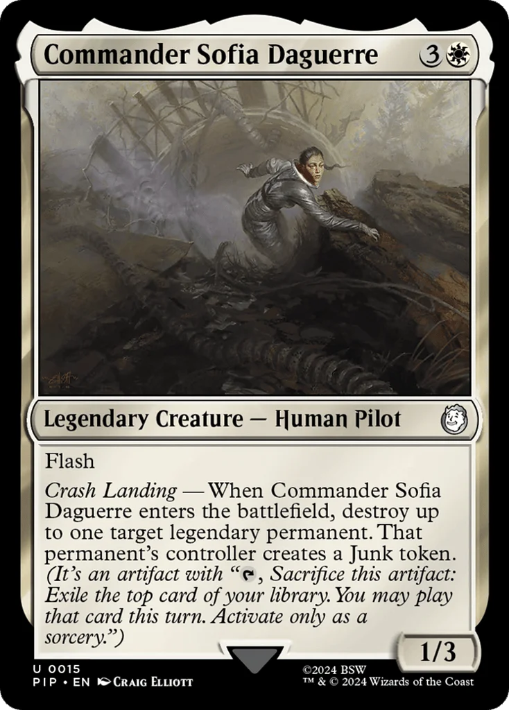 Commander Sofia Daguerre · Fallout