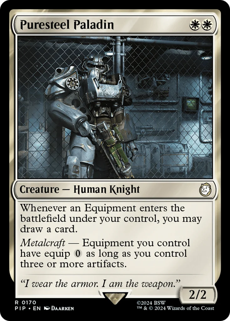 Puresteel Paladin · Fallout