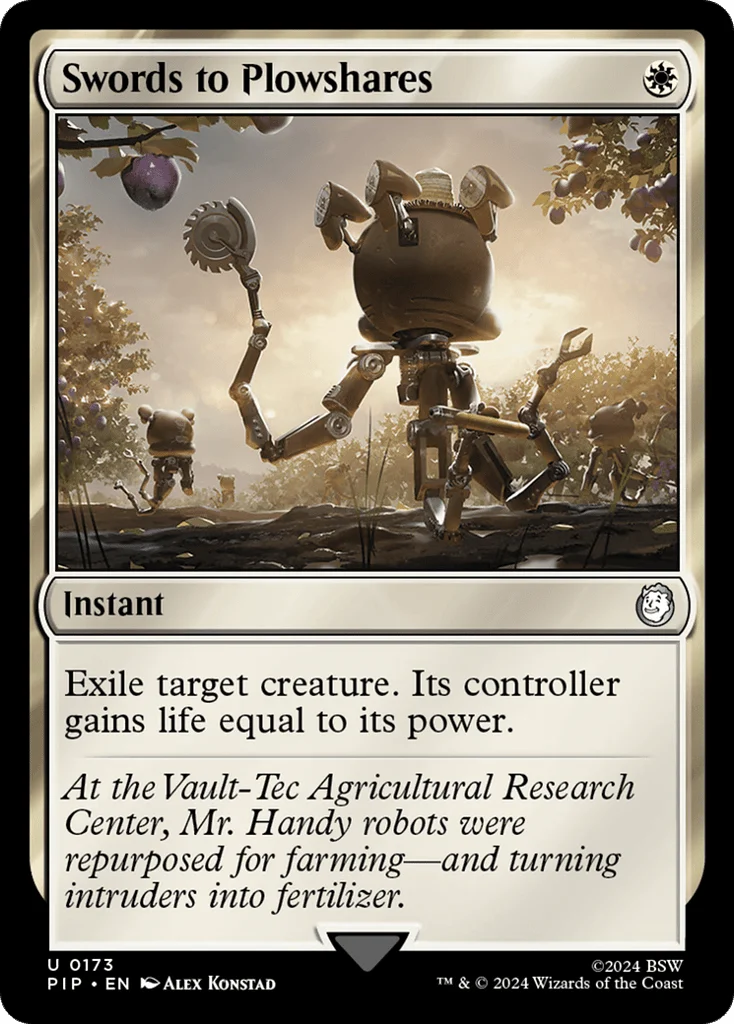 Swords to Plowshares · Fallout
