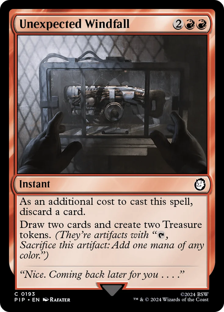 Unexpected Windfall · Fallout