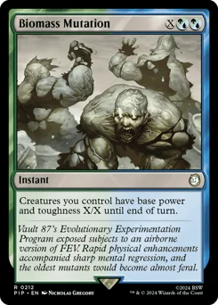 Biomass Mutation