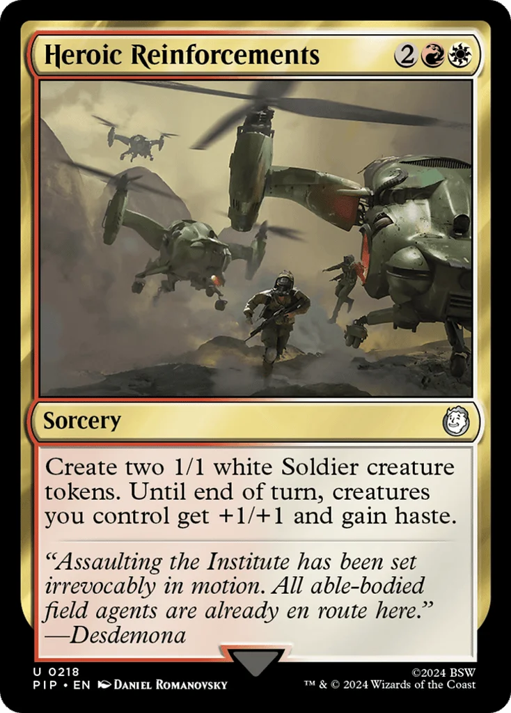 Heroic Reinforcements · Fallout