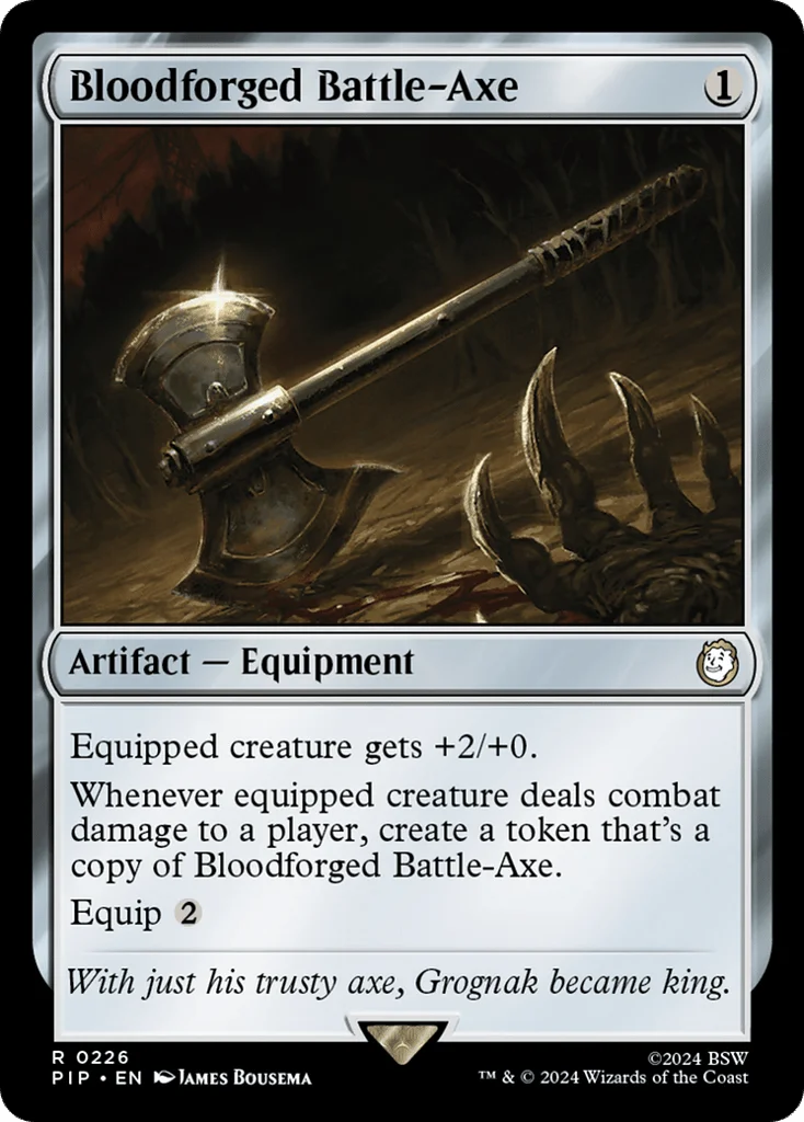 Bloodforged Battle-Axe · Fallout
