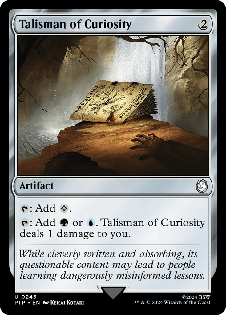 Talisman of Curiosity · Fallout