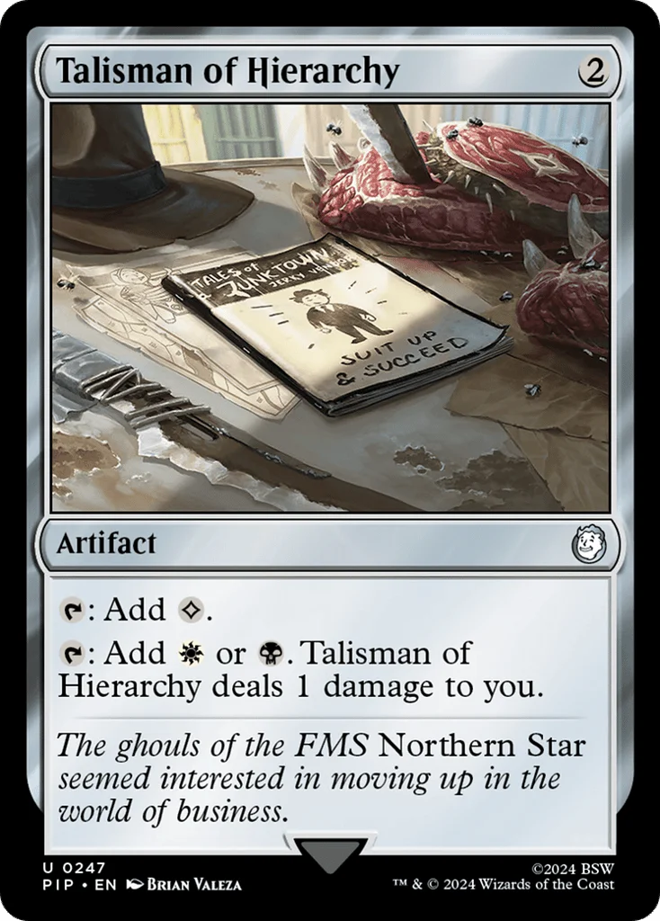 Talisman of Hierarchy · Fallout