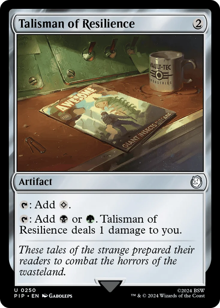 Talisman of Resilience · Fallout