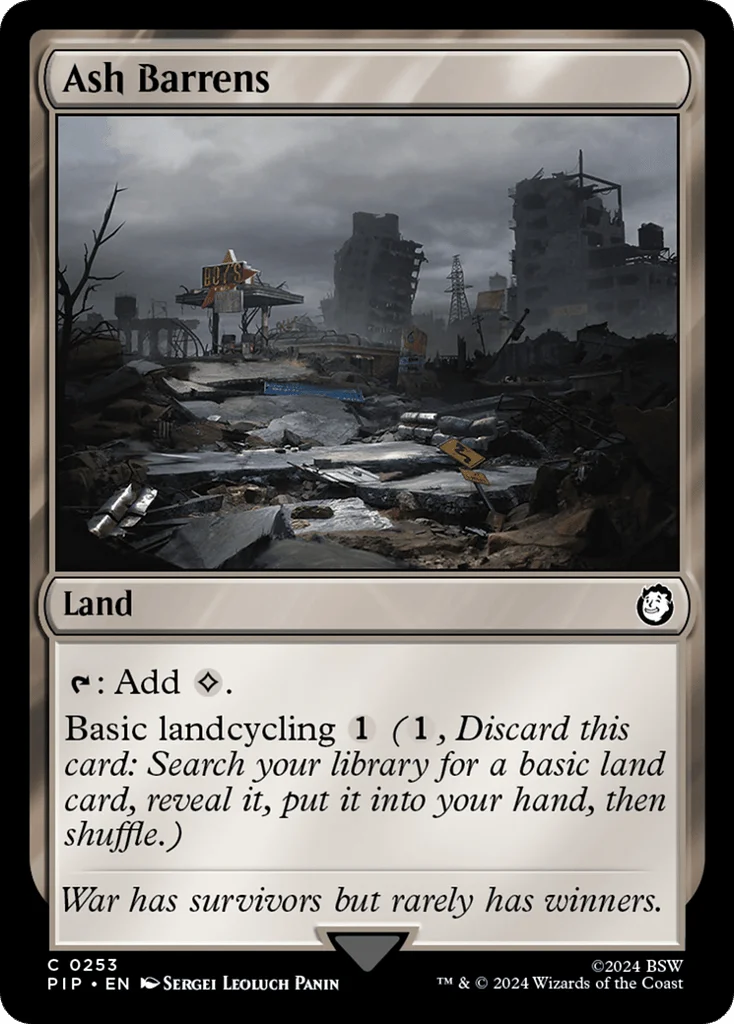 Ash Barrens · Fallout