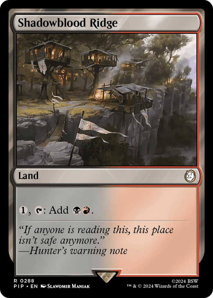 Shadowblood Ridge · Fallout