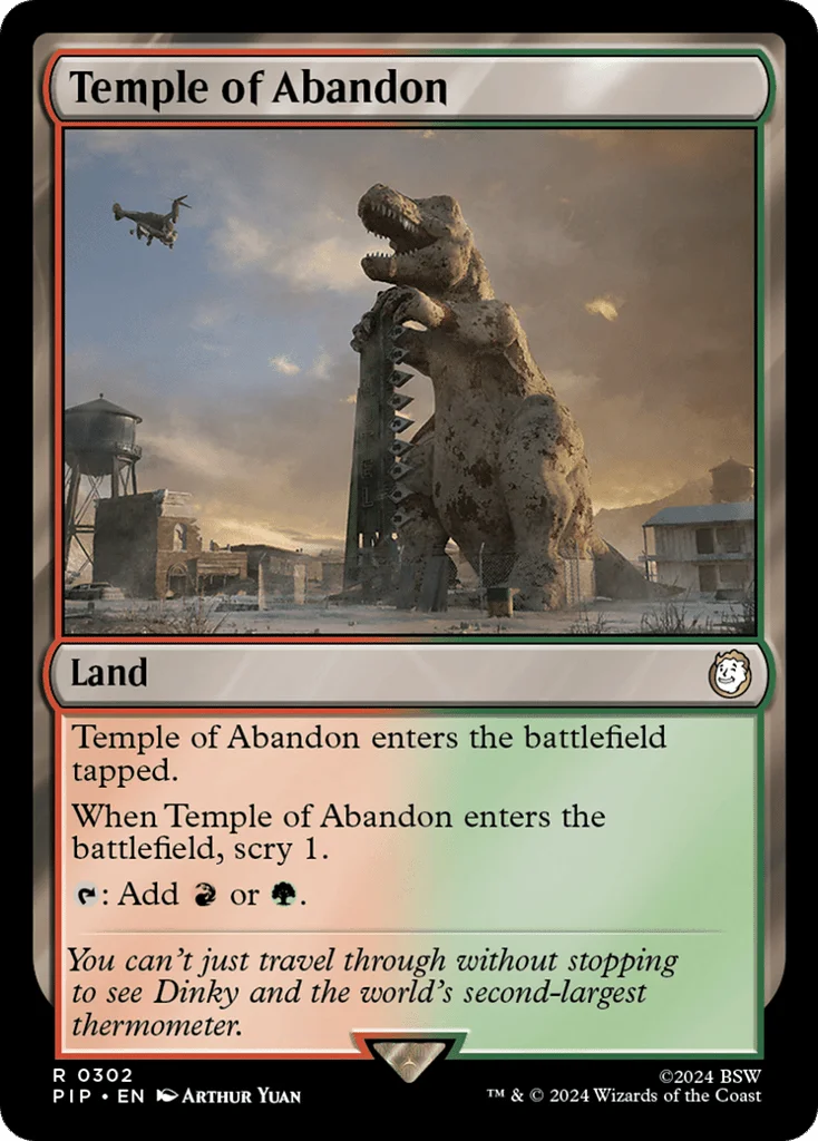Temple of Abandon · Fallout