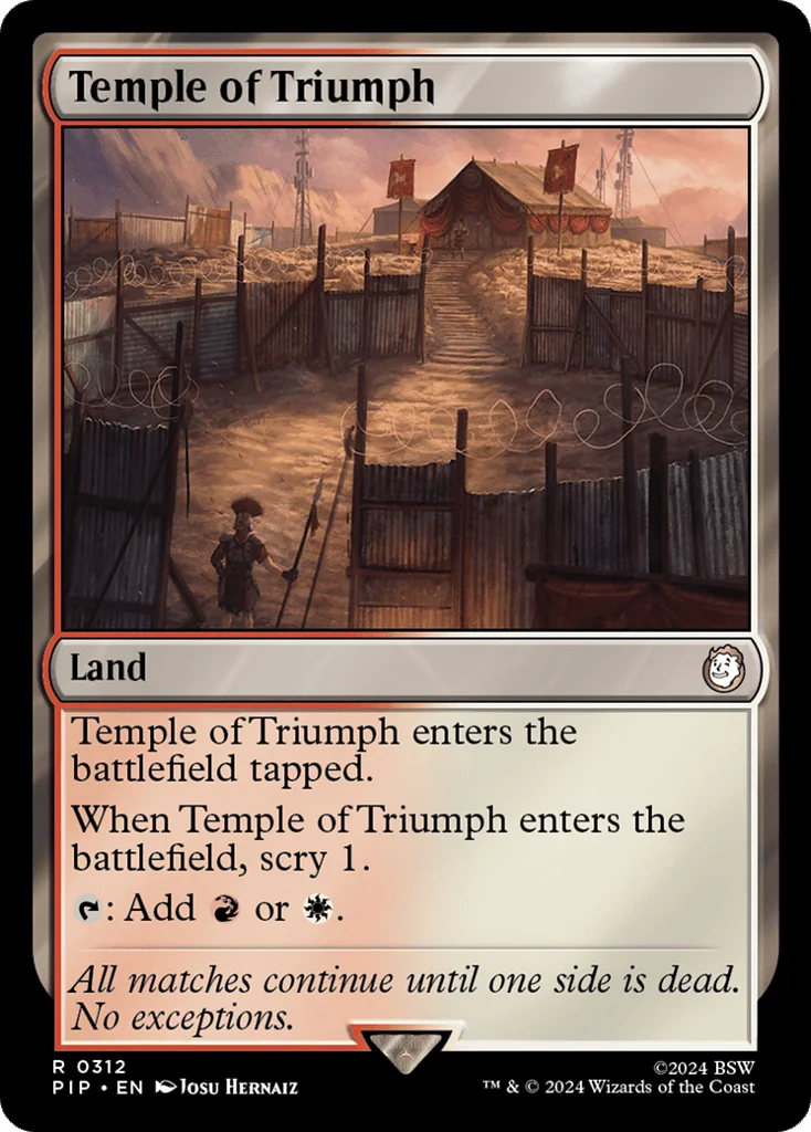 Temple of Triumph · Fallout