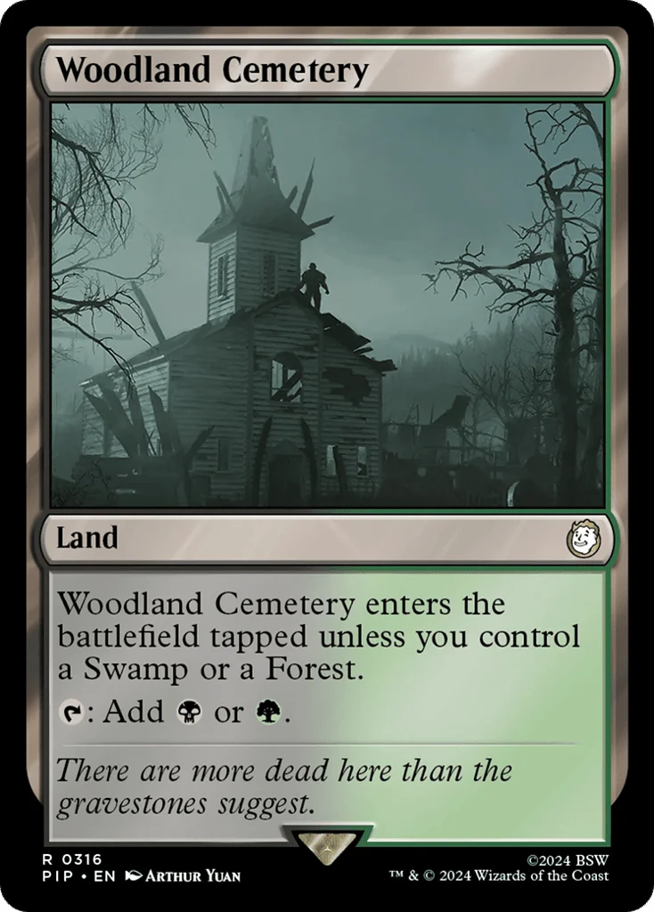 Woodland Cemetery · Fallout
