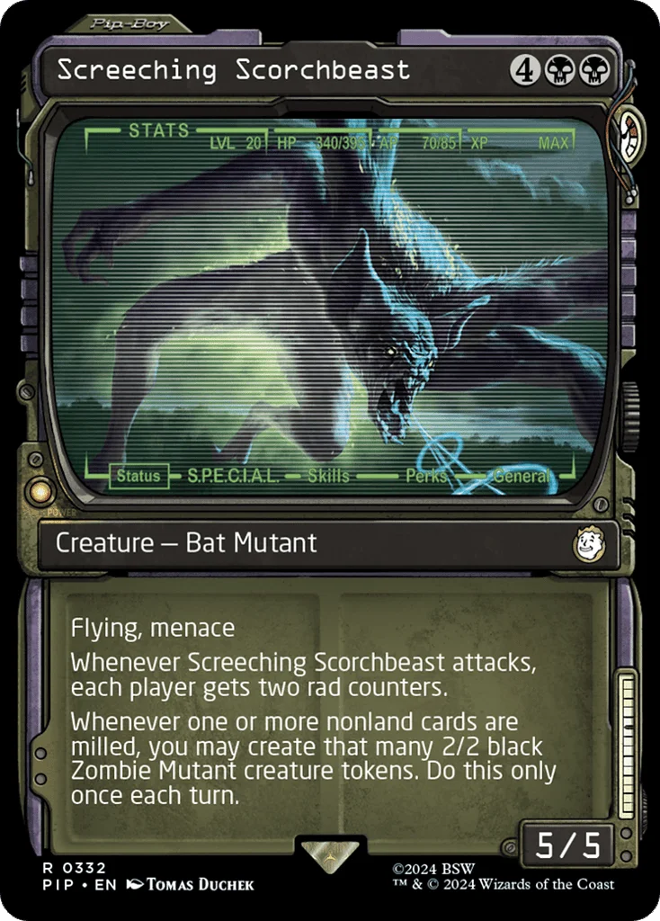 Screeching Scorchbeast · Fallout
