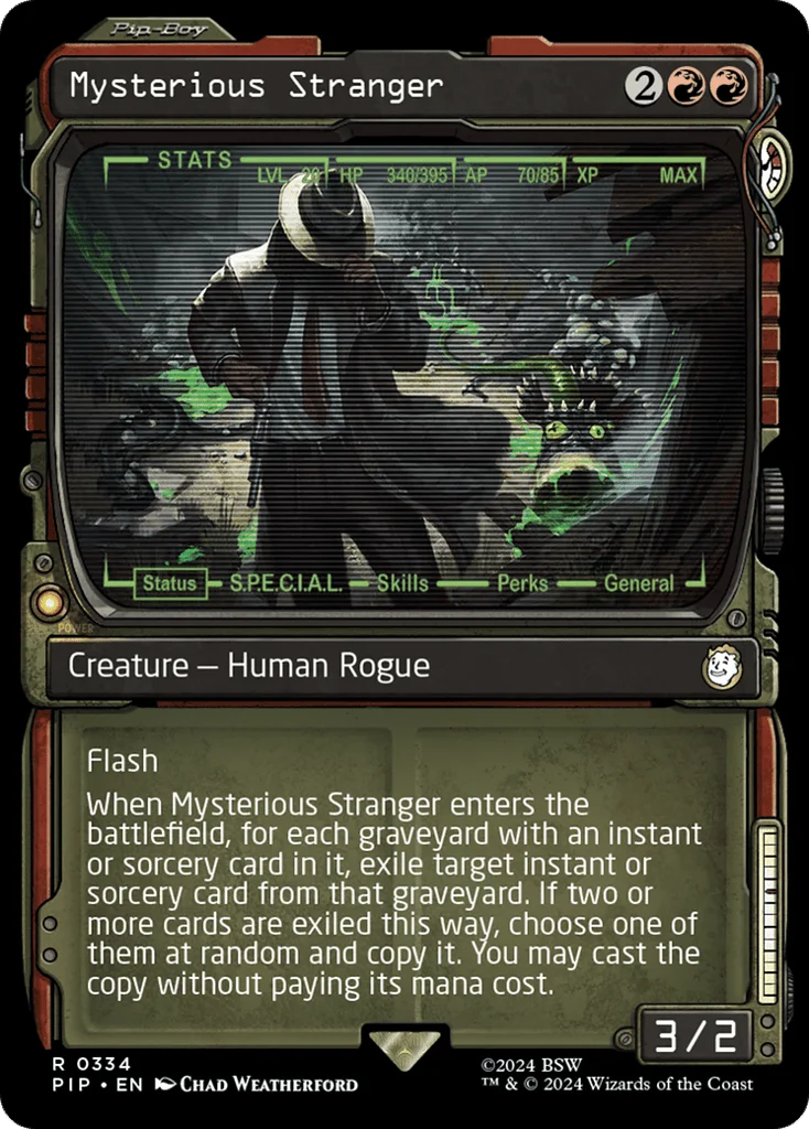 Mysterious Stranger · Fallout