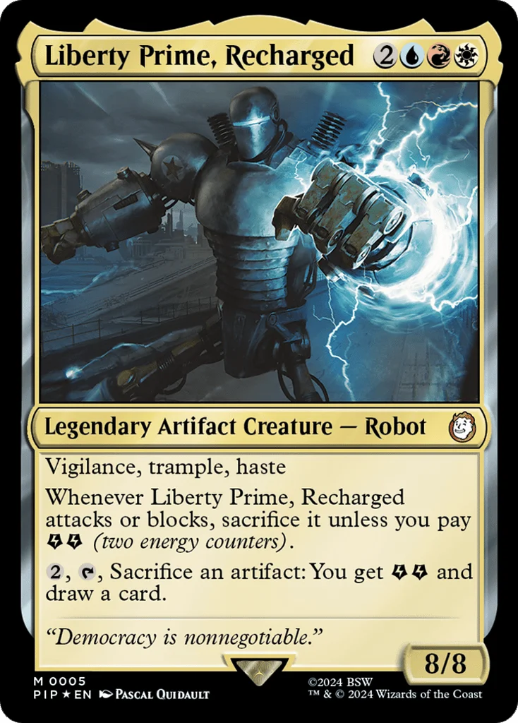 Liberty Prime, Recharged · Fallout