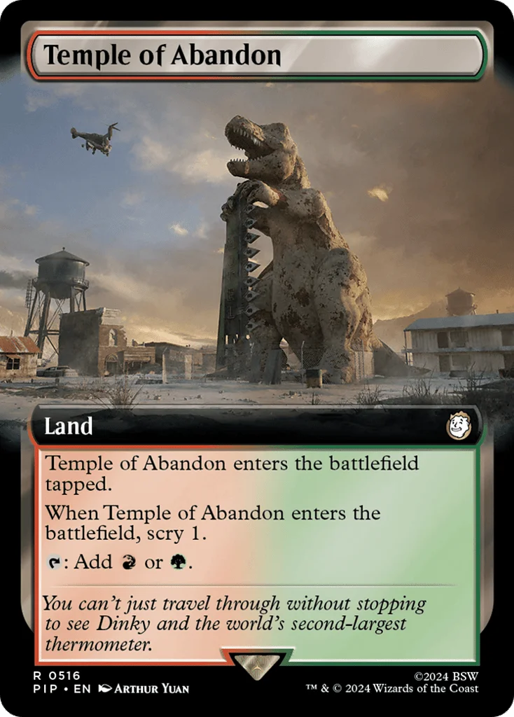 Temple of Abandon · Fallout