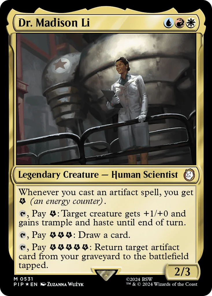 Dr. Madison Li · Fallout