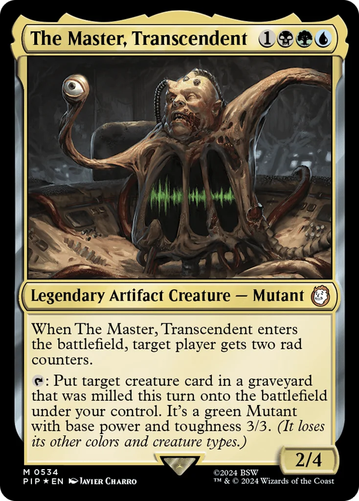 The Master, Transcendent · Fallout