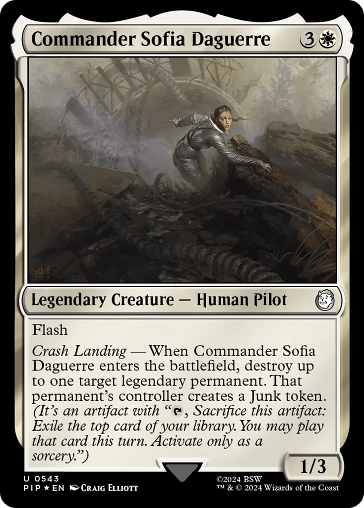 Commander Sofia Daguerre · Fallout
