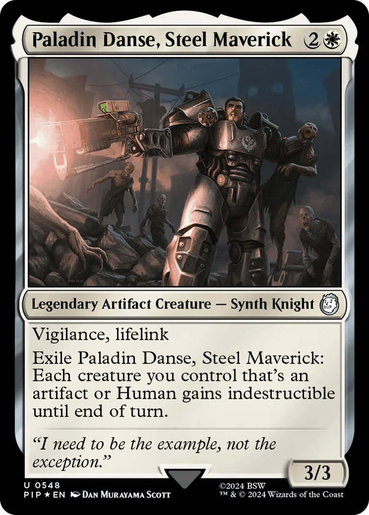 Paladin Danse, Steel Maverick · Fallout
