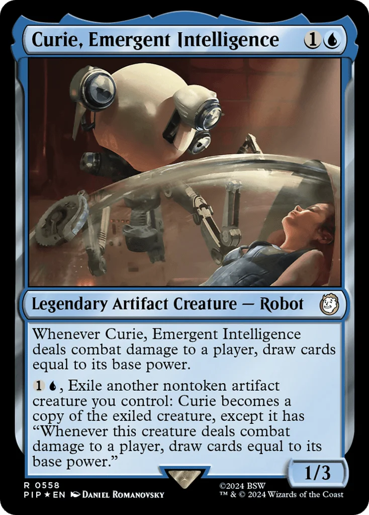 Curie, Emergent Intelligence · Fallout