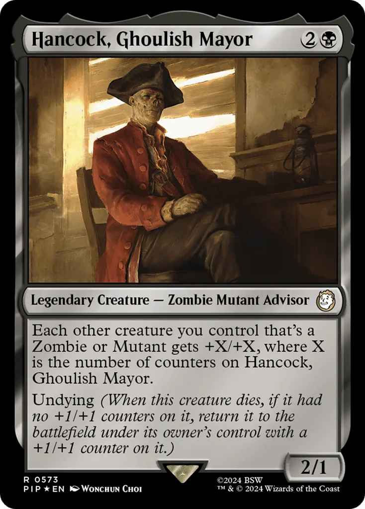 Hancock, Ghoulish Mayor · Fallout