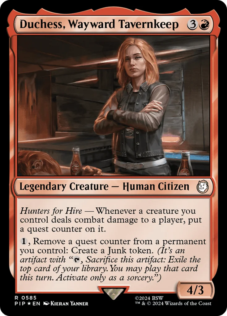 Duchess, Wayward Tavernkeep · Fallout