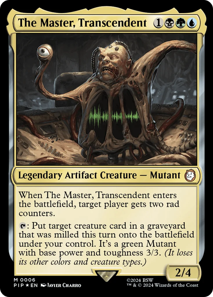 The Master, Transcendent · Fallout