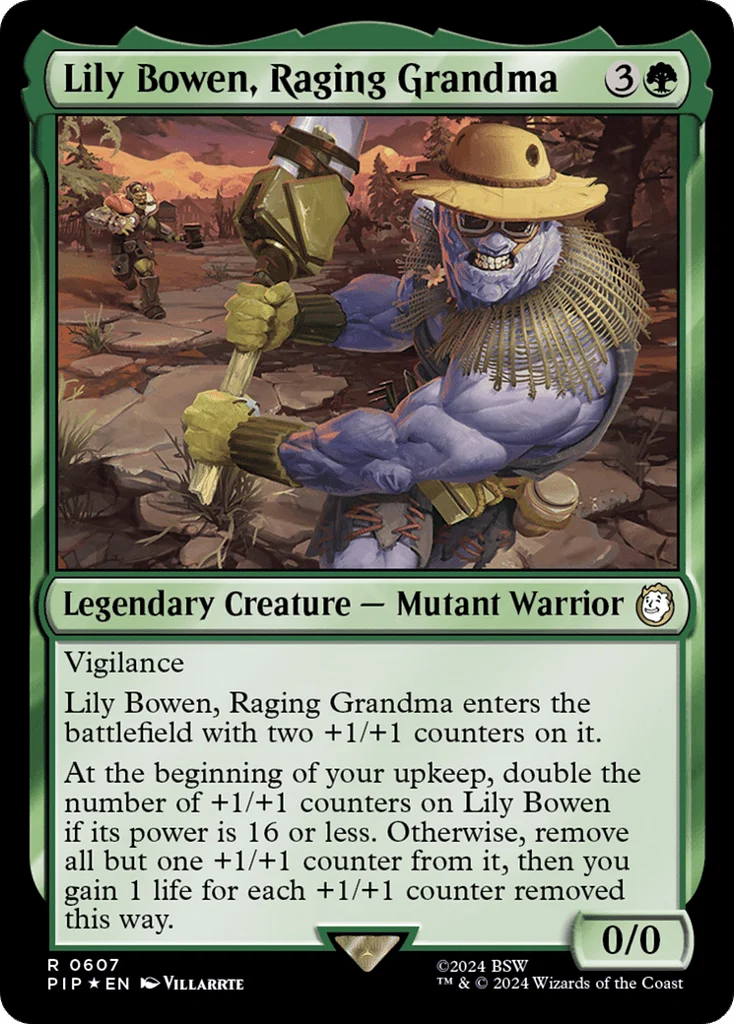 Lily Bowen, Raging Grandma · Fallout