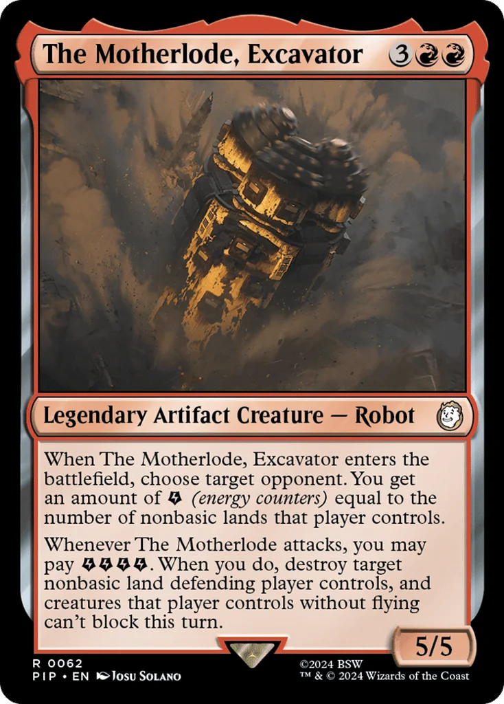 The Motherlode, Excavator · Fallout