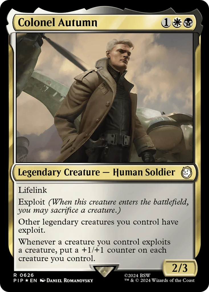 Colonel Autumn · Fallout