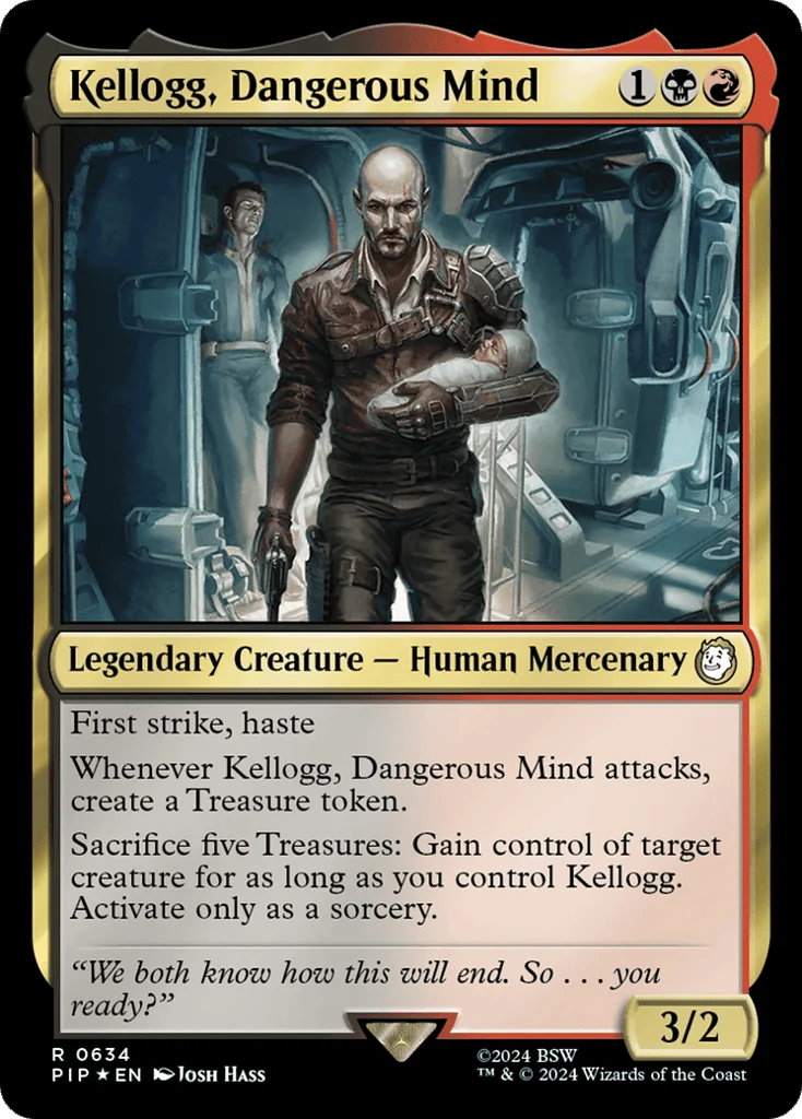 Kellogg, Dangerous Mind · Fallout