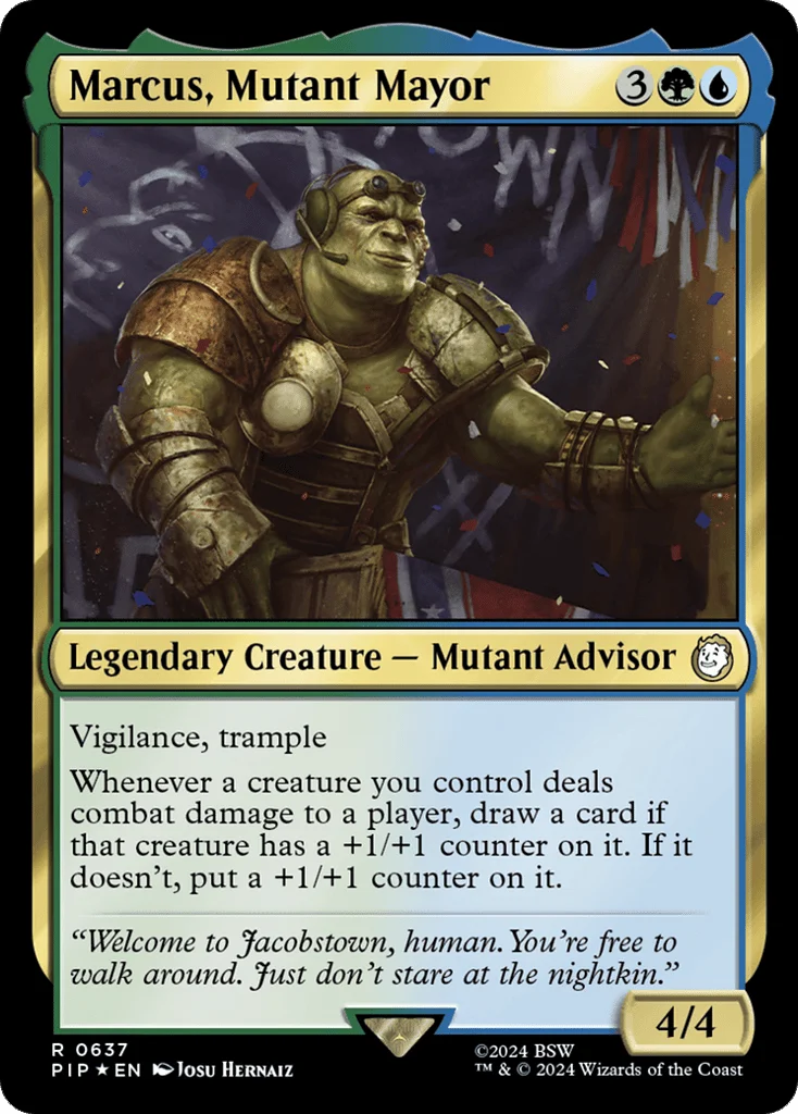 Marcus, Mutant Mayor · Fallout