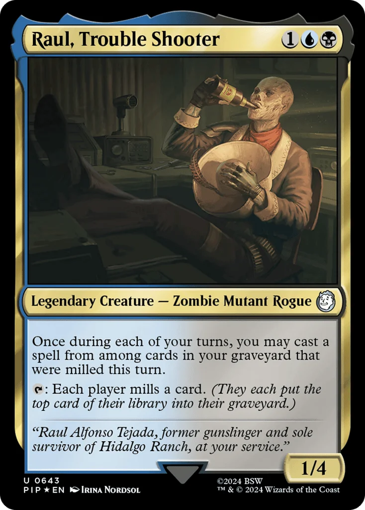 Raul, Trouble Shooter · Fallout