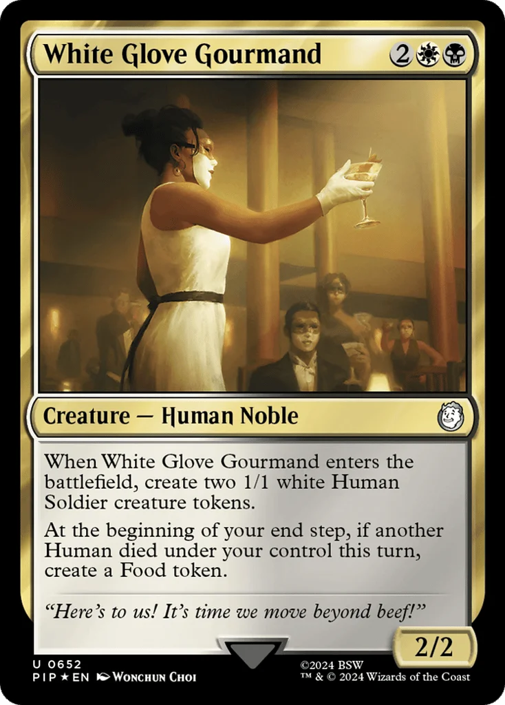 White Glove Gourmand · Fallout