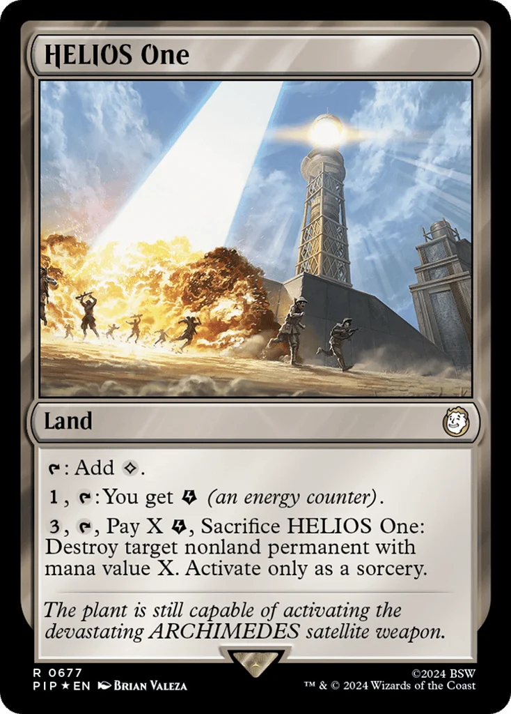 HELIOS One · Fallout