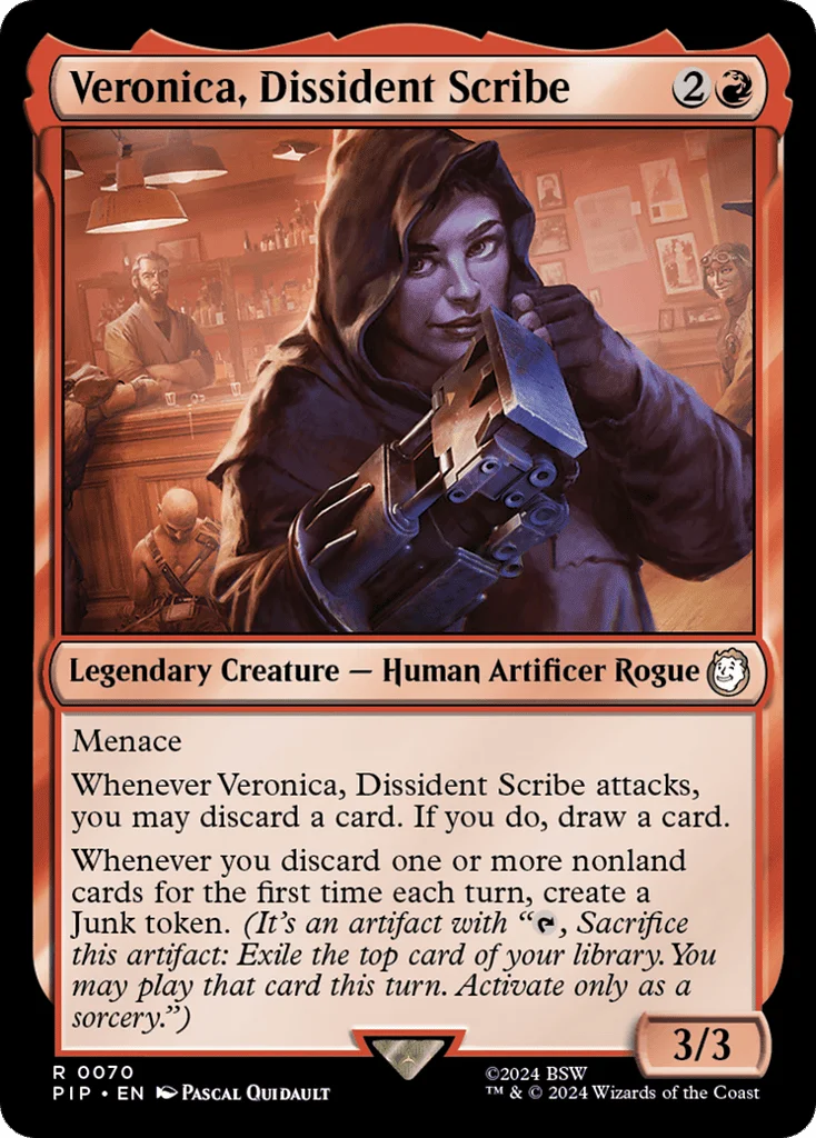 Veronica, Dissident Scribe · Fallout