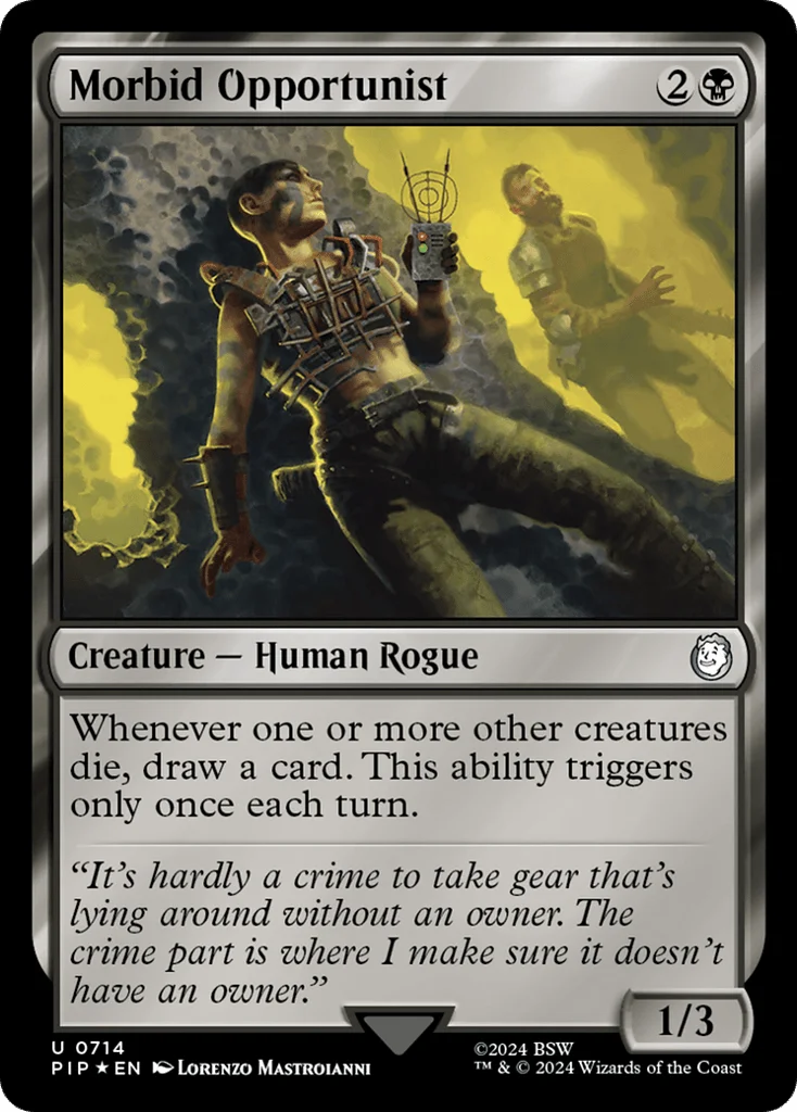 Morbid Opportunist · Fallout