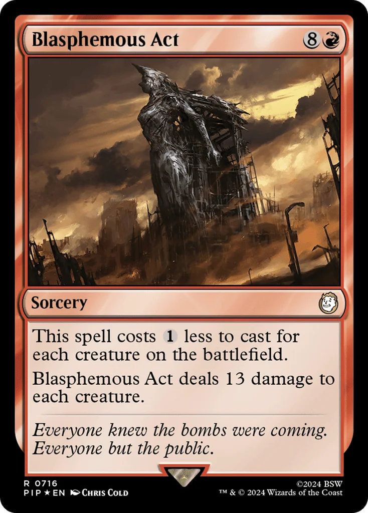 Blasphemous Act · Fallout