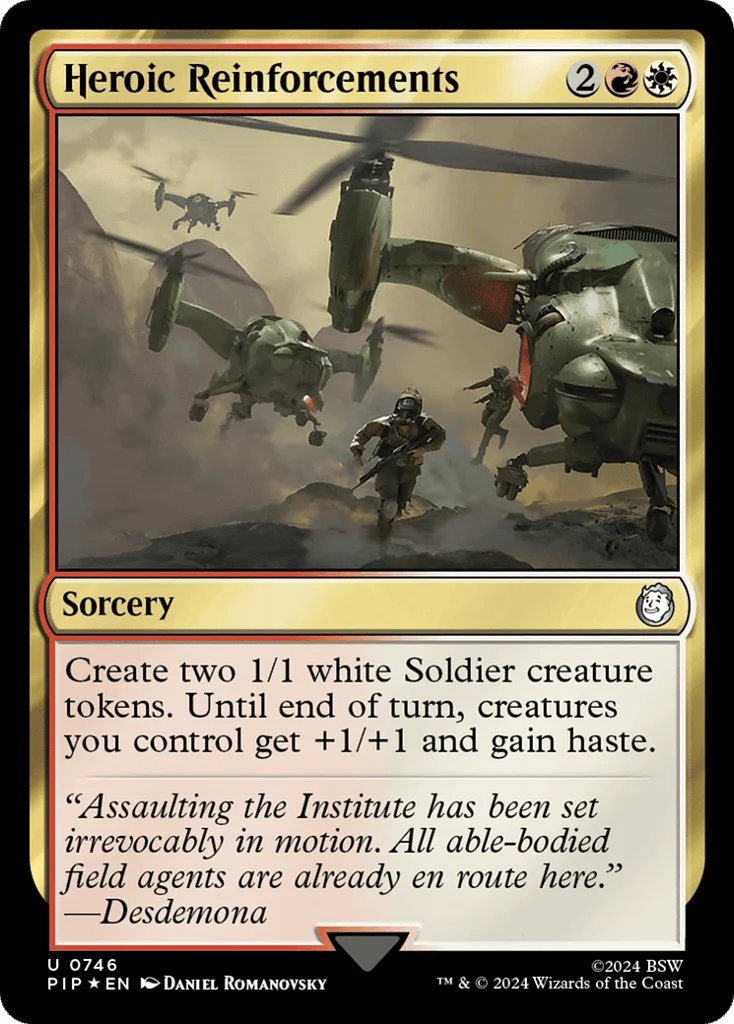 Heroic Reinforcements · Fallout