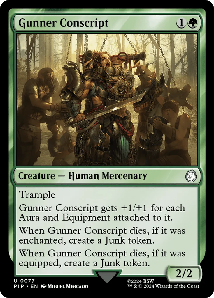 Gunner Conscript · Fallout