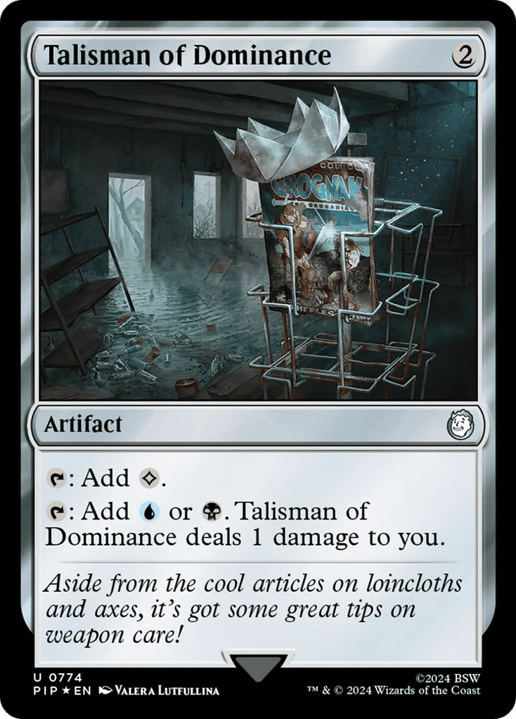 Talisman of Dominance · Fallout