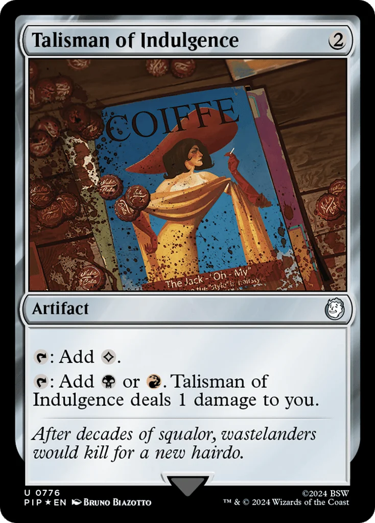 Talisman of Indulgence · Fallout