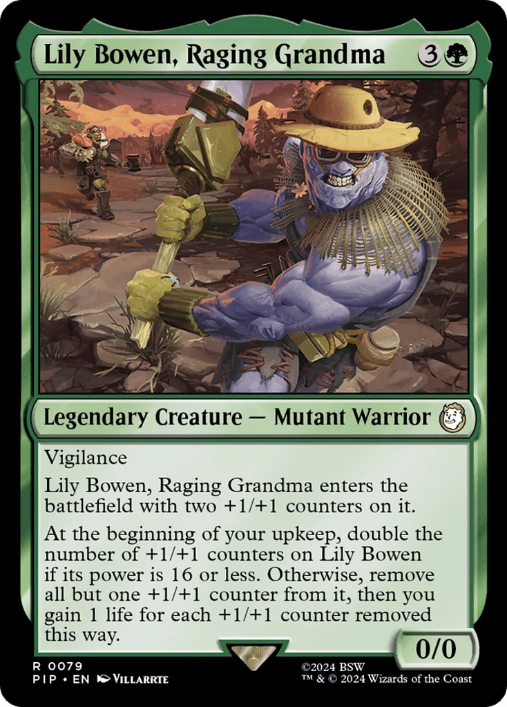 Lily Bowen, Raging Grandma · Fallout