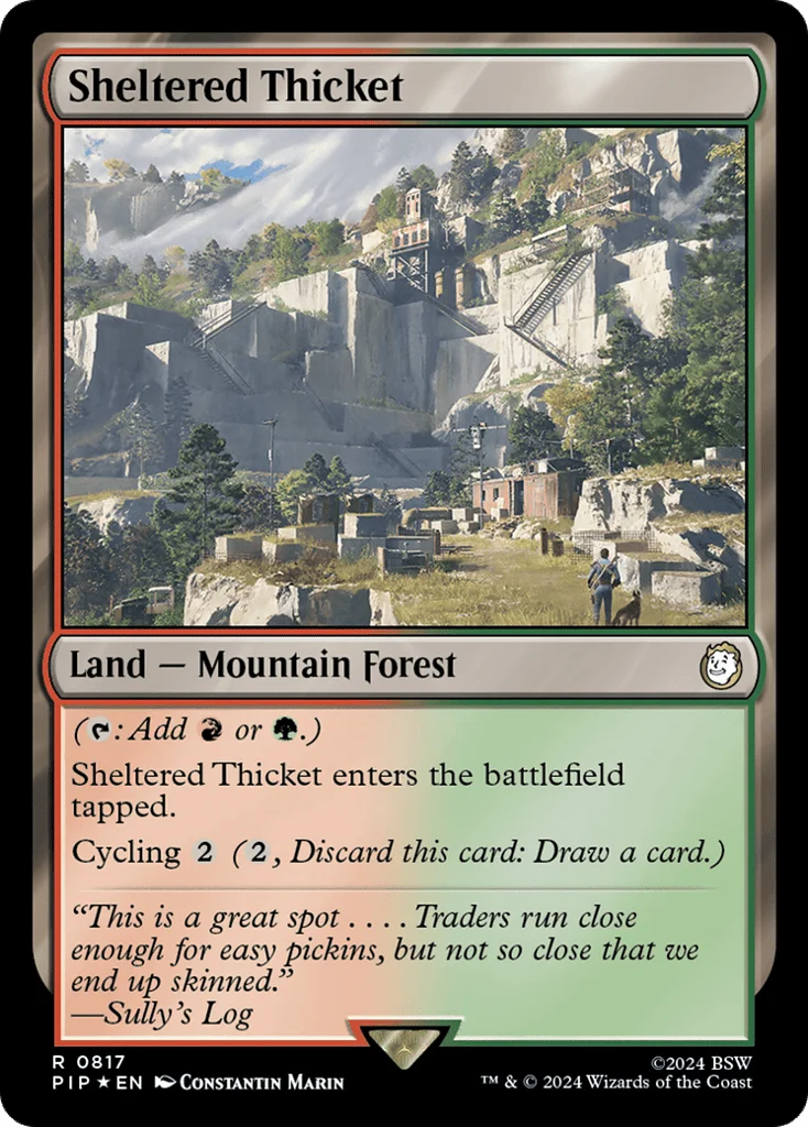 Sheltered Thicket · Fallout