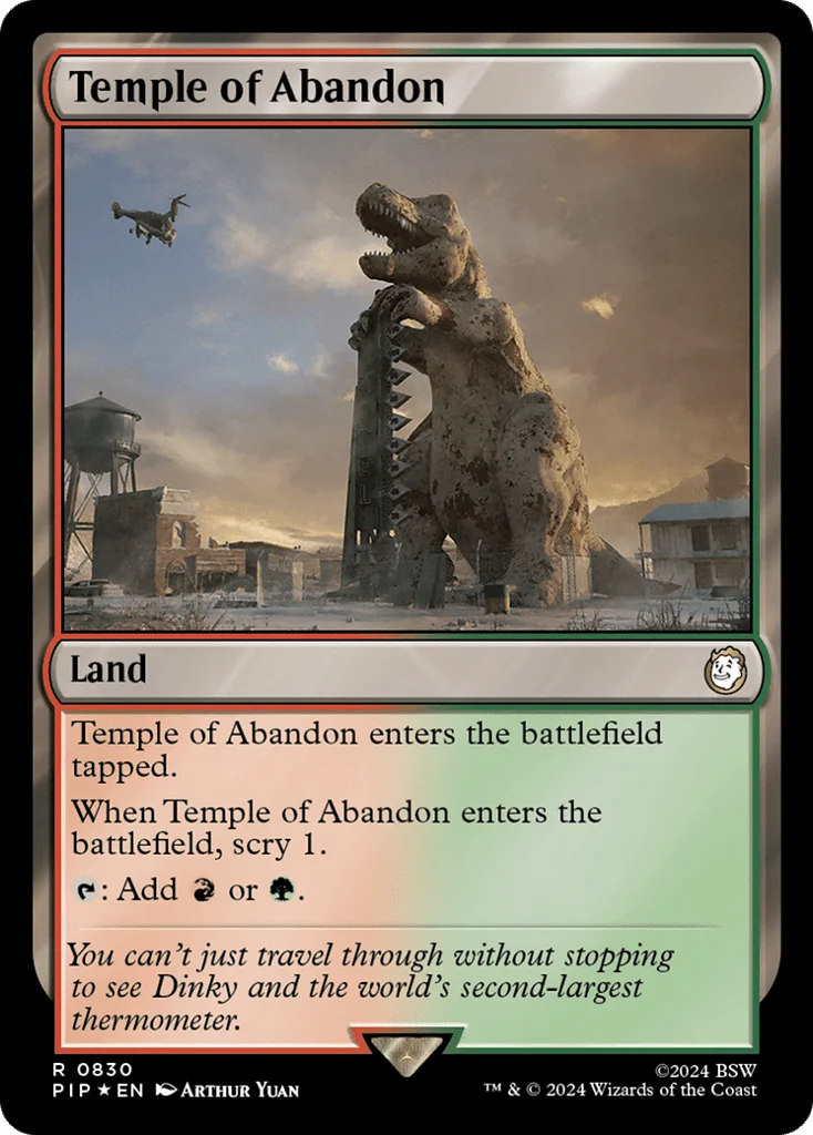 Temple of Abandon · Fallout