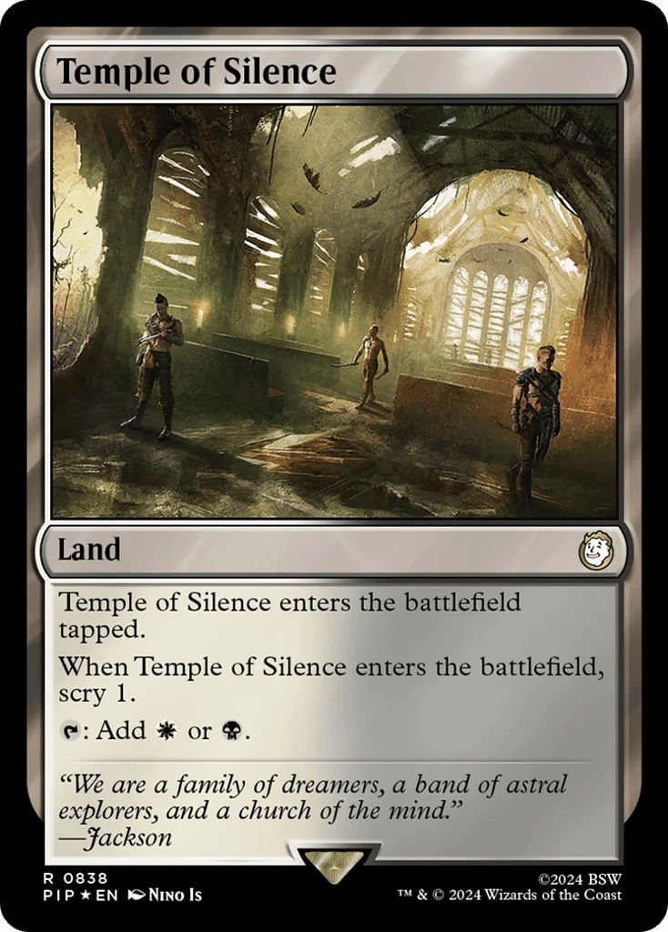Temple of Silence · Fallout