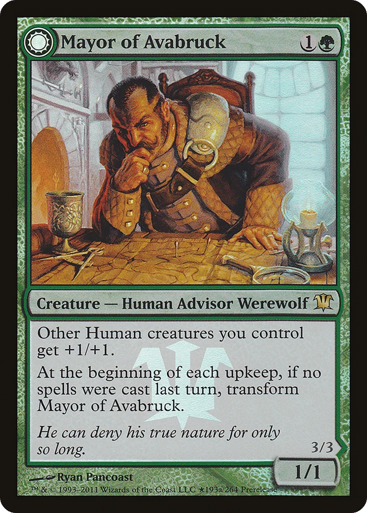 Mayor of Avabruck // Howlpack Alpha · Innistrad Promos