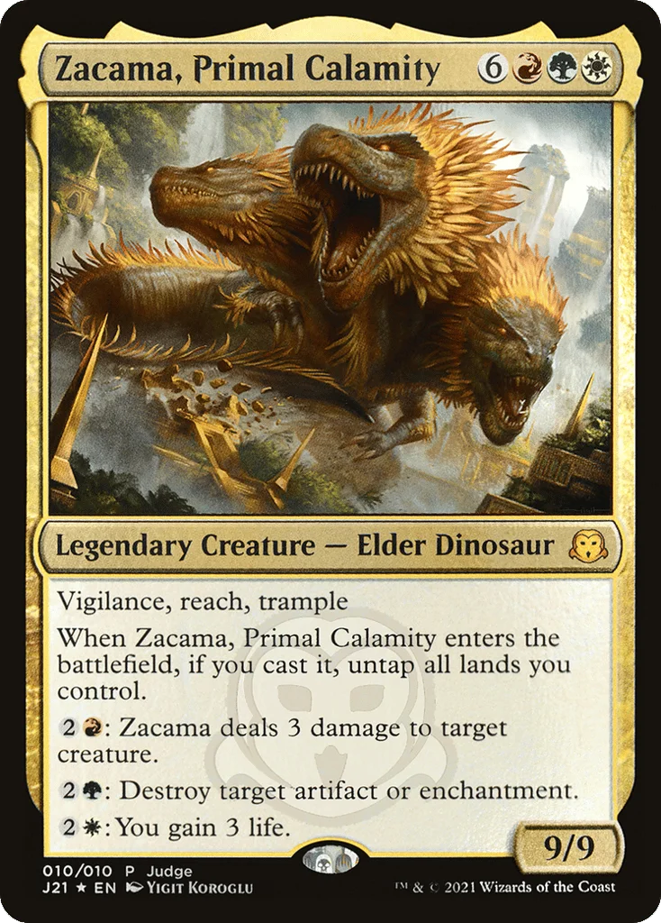 Zacama, Primal Calamity · Judge Gift Cards 2021