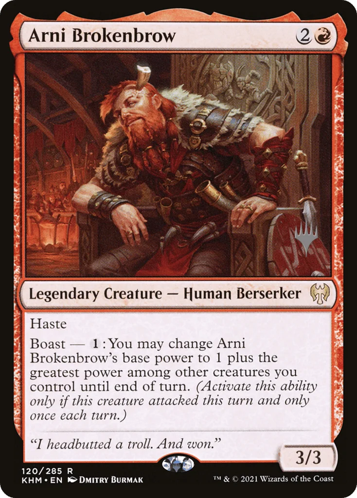 Arni Brokenbrow · Kaldheim Promos