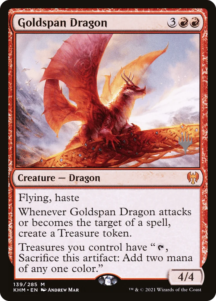 Goldspan Dragon · Kaldheim Promos